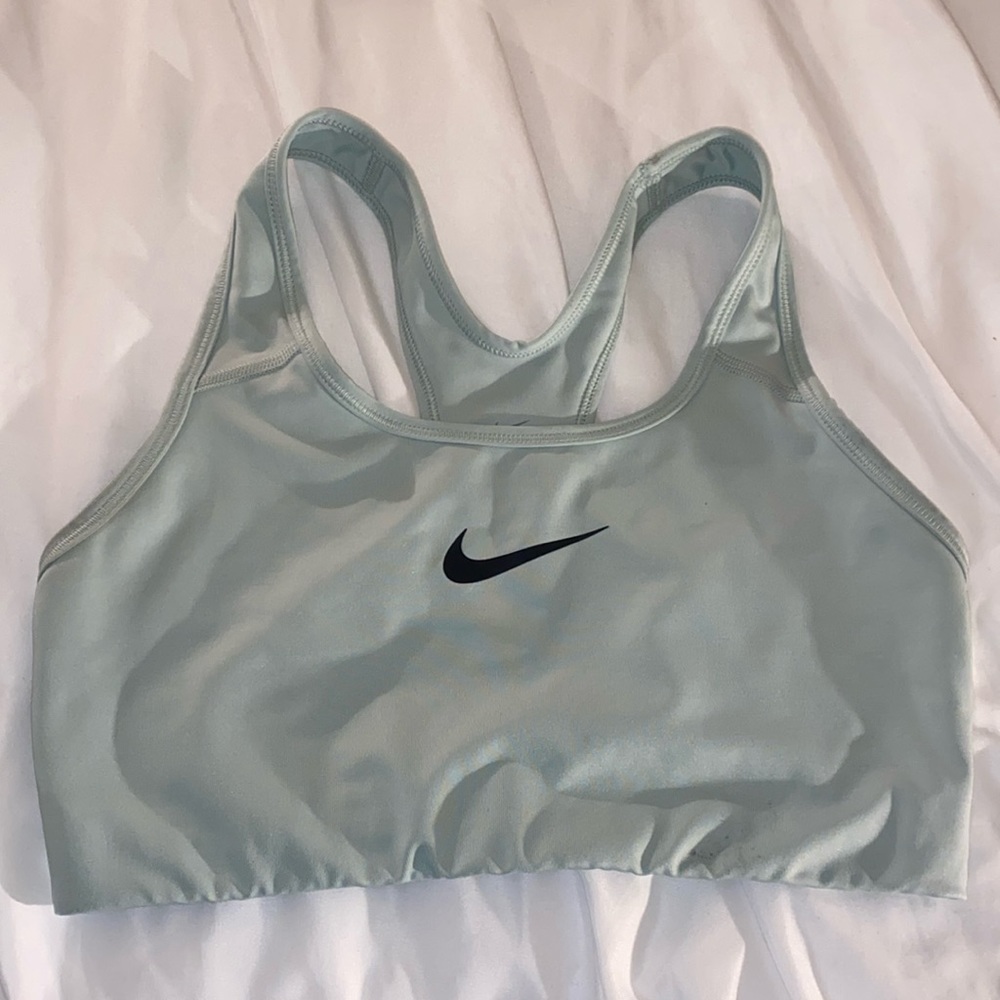 Pistachio/muted green Nike Sports Bra